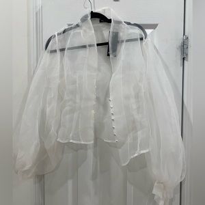 New with tags Nasty Gal sheer top